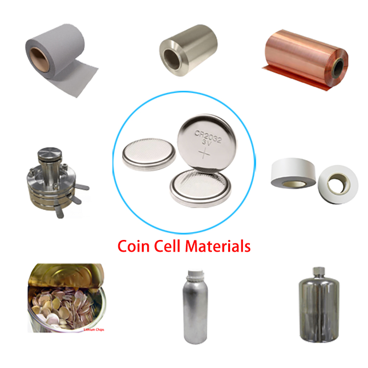 Laboratory Coin Cell Materials for Lithium Battery Research and Production