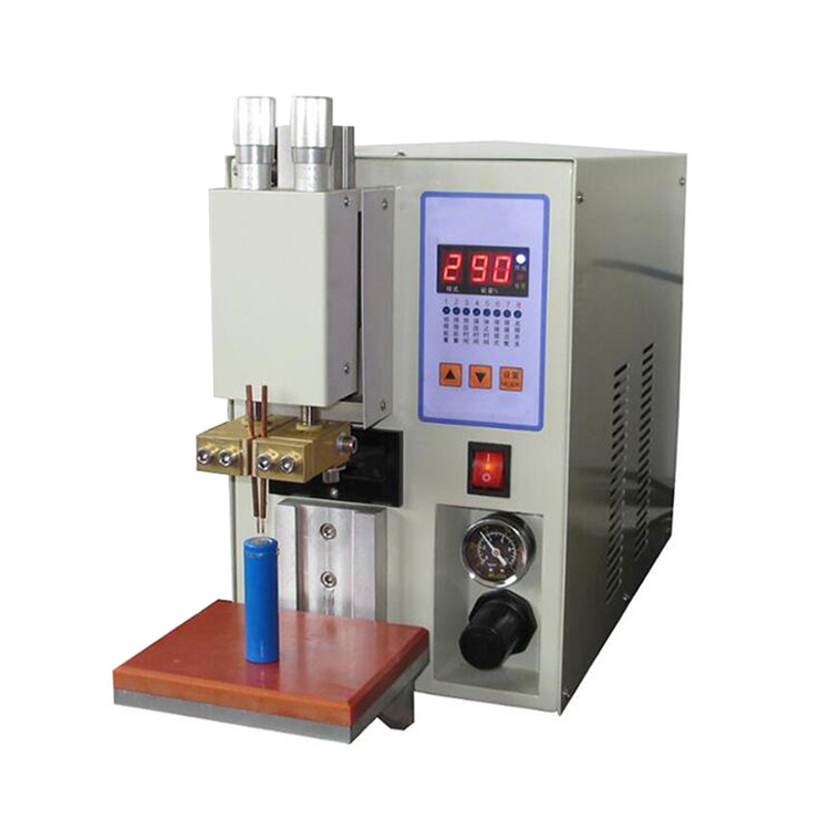 18650 Precision Double Pulse Pneumatic Spot Welding Machine Welder For Cylindrical Battery
