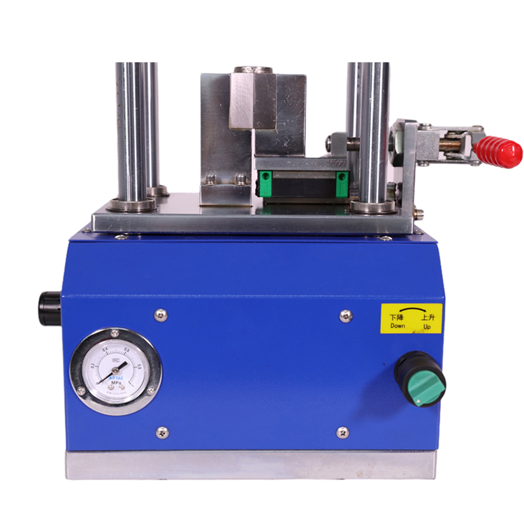 Compact Lab Pneumatic Cylindrical Battery Sealing Machine, Optional Die 18650 21700 26650 32650 32700