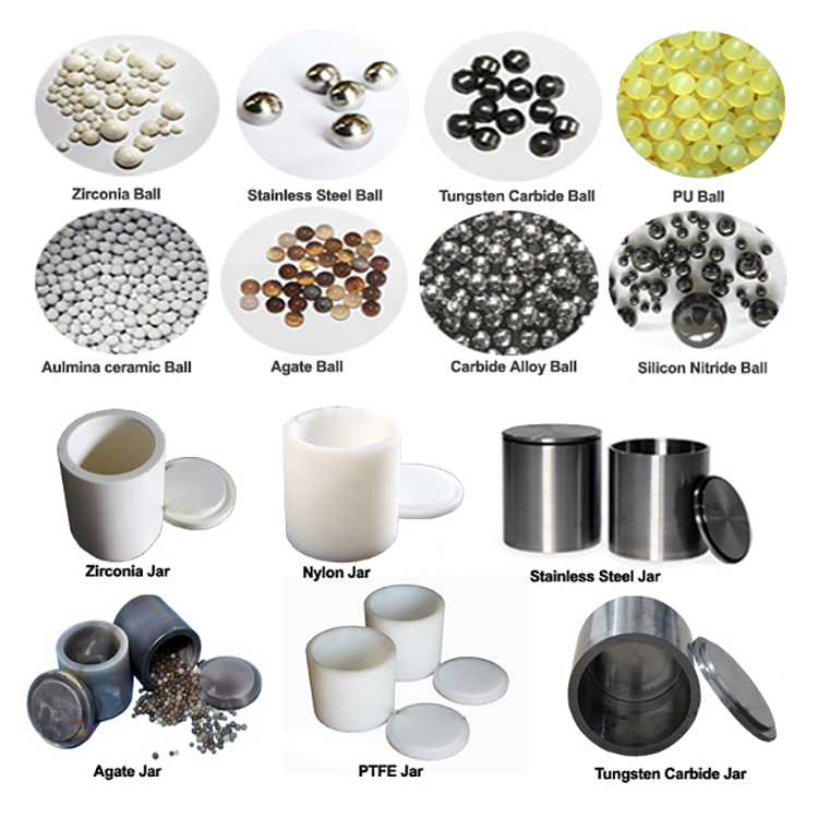 0.4L Laboratory Planetary Ball Mill Machine With Multiple Grinding Modes