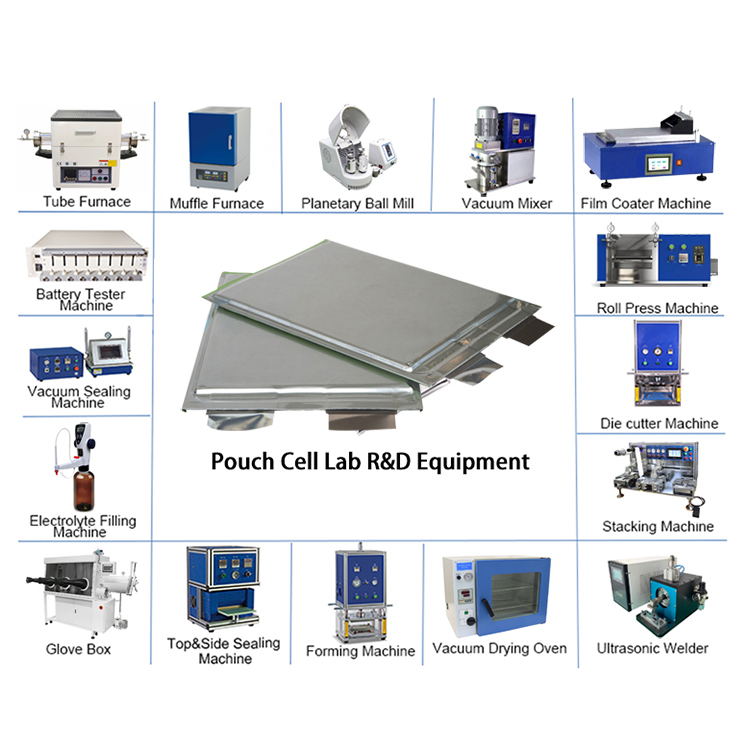 Pouch Cell Lab Pilot Assembly Machine Line for Pouch Battery Preparation Battery Manufacturing Equipment
