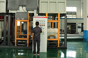 The Large lifting furnace is customized for the research institute