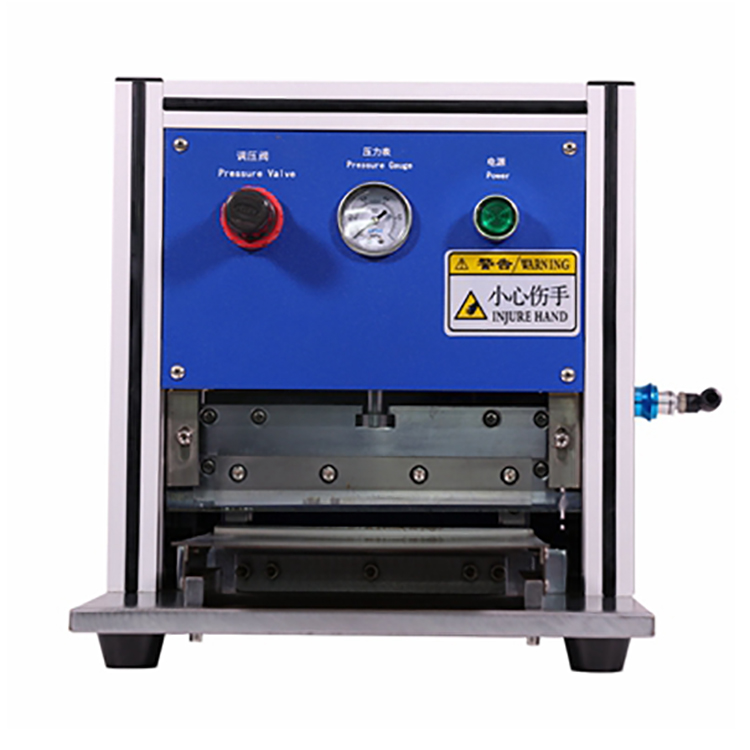 Pneumatic Battery Trimming Machine Pouch Cell Case Film Edge Cutter for Lab
