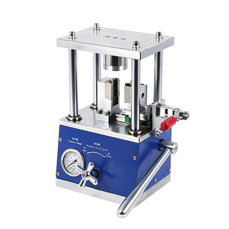 Compact Cylindrical Battery Crimper Hydraulic Sealing Machine for 18650 26650 21700 32650 Cases