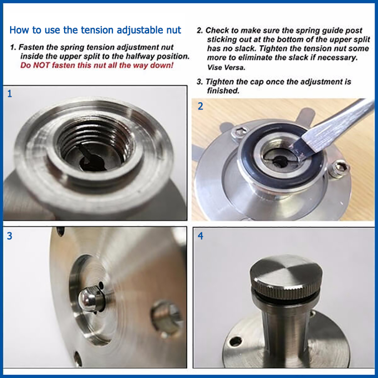 15 mm Diameter Three Electrode Split Test Cell For R&D Coin Cell Battery