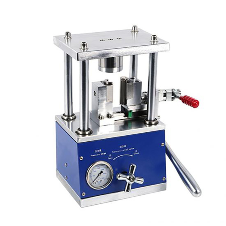Compact Cylindrical Battery Crimper Hydraulic Sealing Machine for 18650 26650 21700 32650 Cases