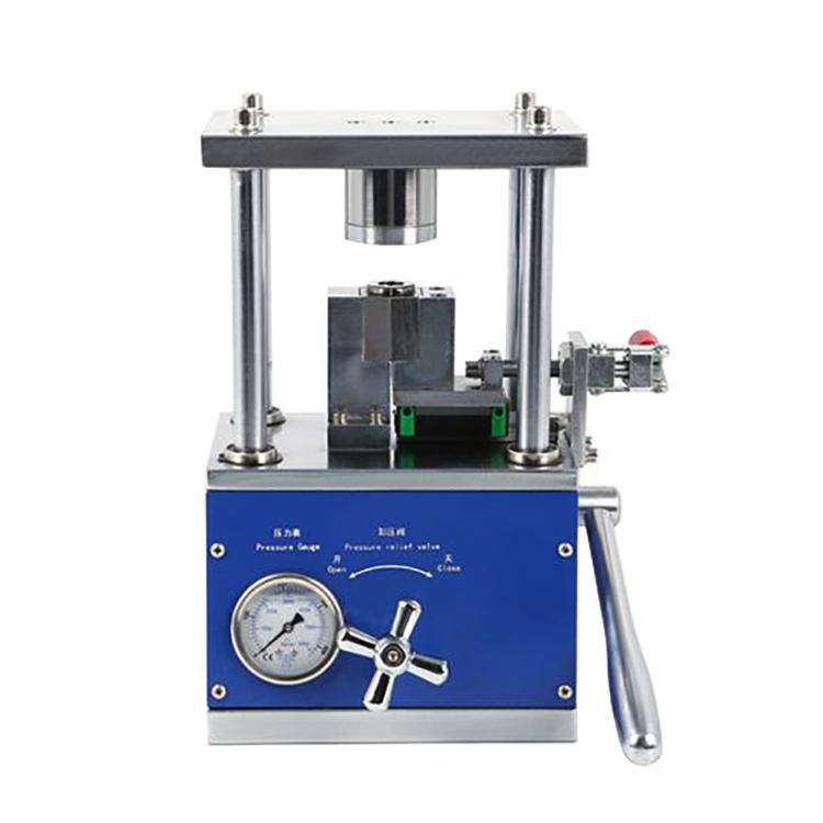 Compact Cylindrical Battery Crimper Hydraulic Sealing Machine for 18650 26650 21700 32650 Cases