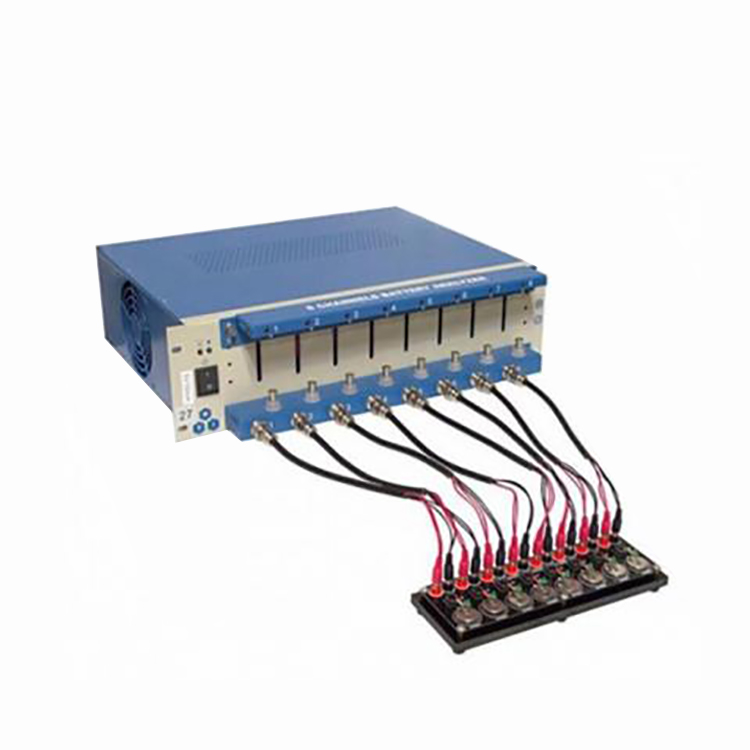 8 Channel Battery Tester Analyzer Machine (6-3000mA, Up to 5V) with Laptop Software for Battery Research